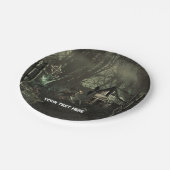 Zombie Graveyard Birthday Party oder Halloween Pappteller (Schrägansicht)