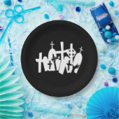 Zombie Graveyard Pappteller (Party)