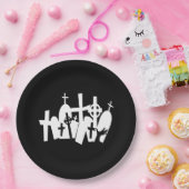 Zombie Graveyard Pappteller (Party)