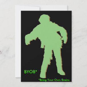 Zombie Green Silhouette