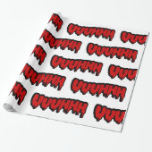 Zombie Groan Geschenkpapier (Ungerollt)