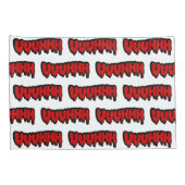 Zombie Groan Kissenbezug (Rückseite-Rechts)