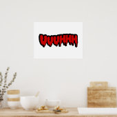 Zombie Groan Poster (Küche)