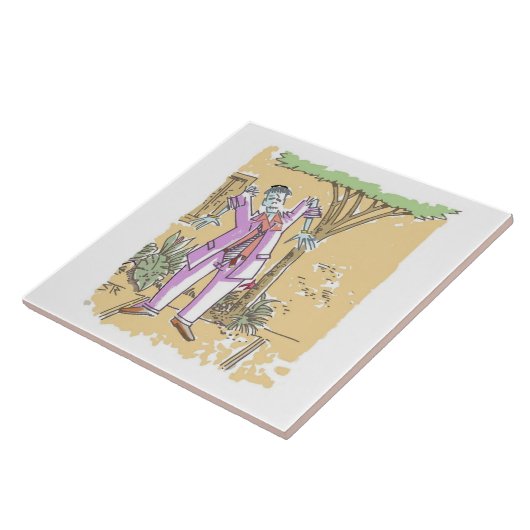 Zombie große Fliese (Seite)