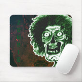 ZOMBIE - grün Mousepad (Mit Mouse)