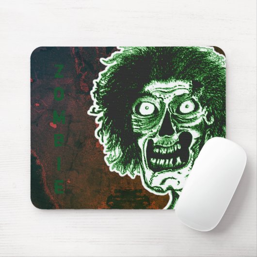 ZOMBIE - grün Mousepad (Mit Mouse)