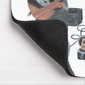 Zombie Guitar Musician Life Mousepad (Ecke)