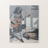 Zombie Guitar Musician Medium Jigsaw Puzzle (Vertikal)