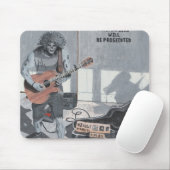 Zombie Guitar Musician Mousepad (Mit Mouse)