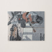 Zombie Guitar Musician Small Fantasy Puzzle (Horizontal)