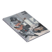 Zombie Guitar Musician Spiral Notebook Notizblock (Rechte Seite)