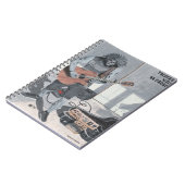 Zombie Guitar Musician Spiral Notebook Notizblock (Linke Seite)