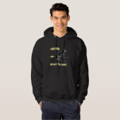 Zombie Guitar Player Musician Hoodie (Vorne ganz)