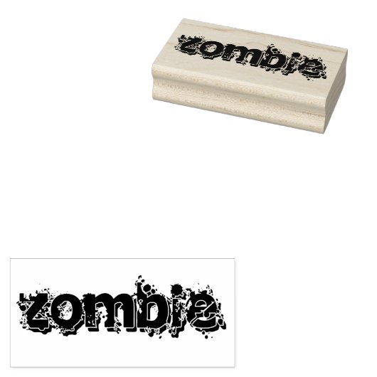 Zombie Gummistempel (Stempel)