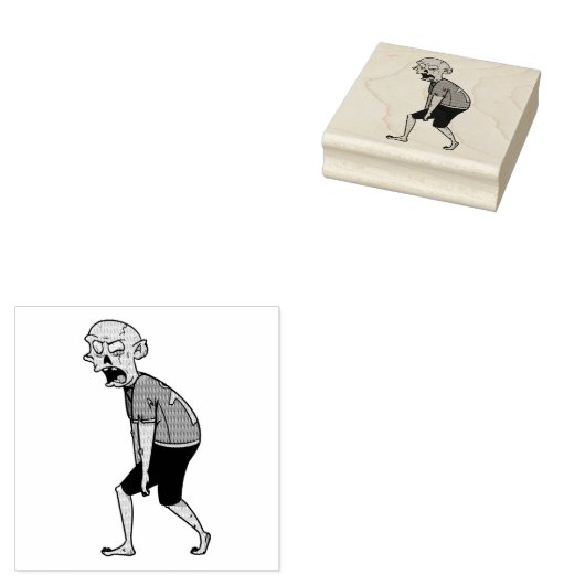 Zombie Gummistempel (Stempel)