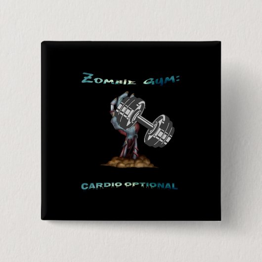 Zombie Gym: Cardio Optional Zombie Gym Button (Vorderseite)