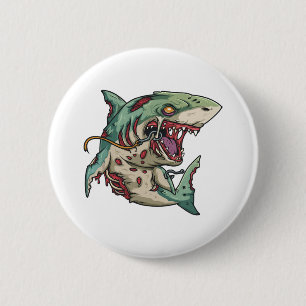 Zombie-Hai-Halloween-Party-Outfit-Geschenk für Sur Button