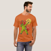 Zombie Halloween Einhorn Halloween Kostümgeschenke T-Shirt (Vorne ganz)