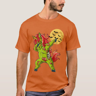 Zombie Halloween Einhorn Halloween Kostümgeschenke T-Shirt
