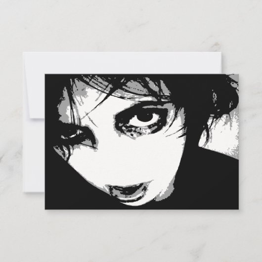 Zombie-halloween-Einladung Einladung (Vorderseite)