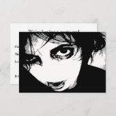 Zombie-halloween-Einladung Einladung (Vorne/Hinten)