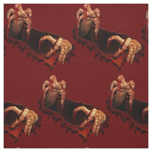Zombie Halloween Fabric Custom Halloween Stoffe (Muster)