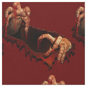 Zombie Halloween Fabric Custom Halloween Stoffe (Nahaufnahme)
