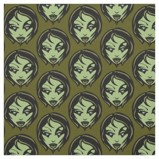 Zombie Halloween Fabric Halloween Stoffe Custom (Muster)