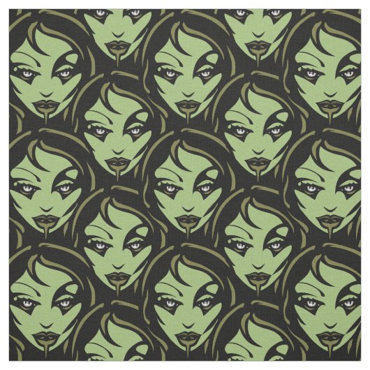 Zombie Halloween Fabric Halloween Stoffe Custom (Muster)