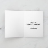 Zombie Halloween Feiertagskarte (Innenseite)