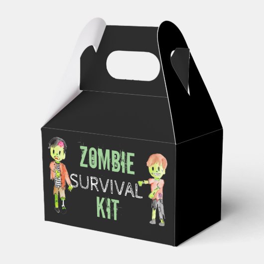 Zombie Halloween Geburtstagsfeier Gefälligkeitsbox Geschenkschachtel (Vorderseite)