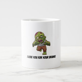 Zombie-Halloween-Grafik Jumbo-Tasse