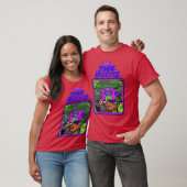 Zombie-Halloween-Horror-Mädchen T-Shirt (Unisex)