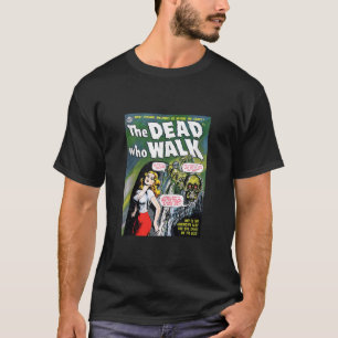 Zombie Halloween Horror Vintages Comic Buch Retro T-Shirt