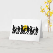 Zombie Halloween Karte (Gelbe Blume)