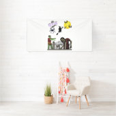 Zombie Halloween Land 4x8 Vinyl Banner (Insitu)