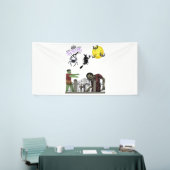 Zombie Halloween Land 4x8 Vinyl Banner (Messeveranstaltung)