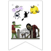 Zombie Halloween Land Bunting Banner (Zweite Fahne)
