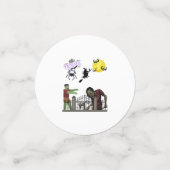 Zombie Halloween Land Table Confetti Konfetti (Klein Vorderseite)