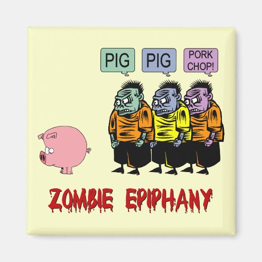 Zombie Halloween Magnet (Vorne)