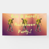 Zombie Halloween-Party Banner (Horizontal)