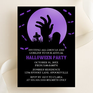 Zombie Halloween-Party Einladung