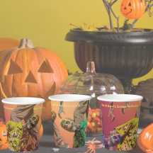 Zombie Halloween-Party Paper Cups