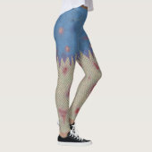 Zombie Halloween schrammt Stich-lustiges Kostüm Leggings (Rechts)