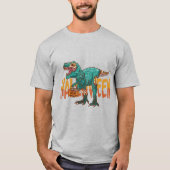 Zombie Halloween T Rex T-Shirt (Vorderseite)