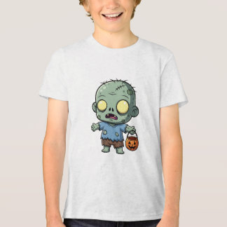 Zombie Halloween T - Shirt - Pumpkin