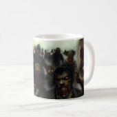 Zombie-Halloween-Tasse Kaffeetasse (VorderseiteRechts)