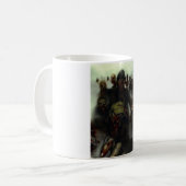 Zombie-Halloween-Tasse Kaffeetasse (Vorderseite Links)