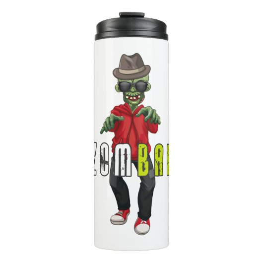 Zombie Halloween Thermosbecher (Vorderseite)