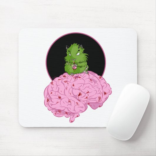 Zombie-Hamster Mousepad (Mit Mouse)